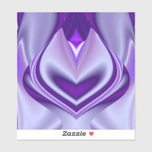 Pegatina Sueños del arcoiris de flores moradas