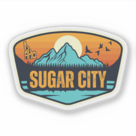 Pegatina Sugar City, Idaho
