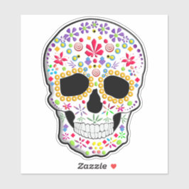 Pegatina Sugar Skull