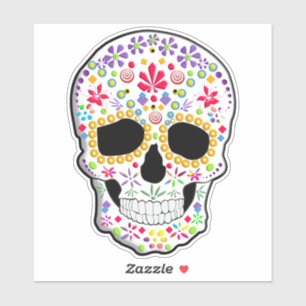 Pegatina Sugar Skull