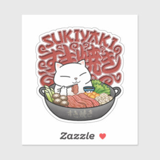 Pegatina Sukiyaki Cat