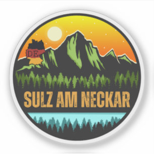 Pegatina Sulz am Neckar, Baden-Württemberg Alemania