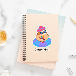 Pegatina Summer Vibes Funny Sloth
