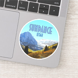 Pegatina Sundance Utah Mountains Vintage
