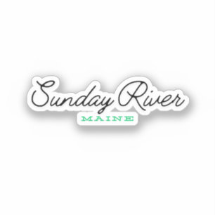Pegatina Sunday River Maine