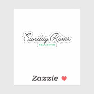 Pegatina Sunday River Maine