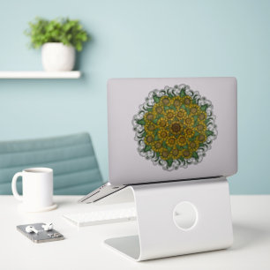 Pegatina Sunflower Mandala Naturaleza Lover Sunflowers Flor