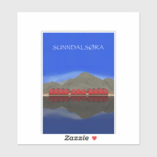 Pegatina Sunndalsøra Nordmøre Noruega