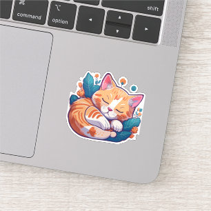 Pegatina Sunset Kitty