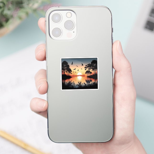 Pegatina Sunset Serenity  (Teléfono)