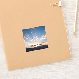 Pegatina Sunset Sky personalizado
