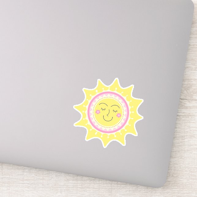 Pegatina Sunshine (Detalle)