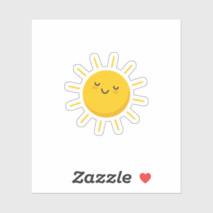 Pegatina Sunshine amarillo lindo