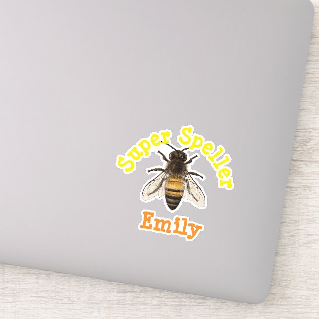 Pegatina Super Speller personalizado (Detalle)