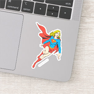 Pegatina Supergirl en movimiento