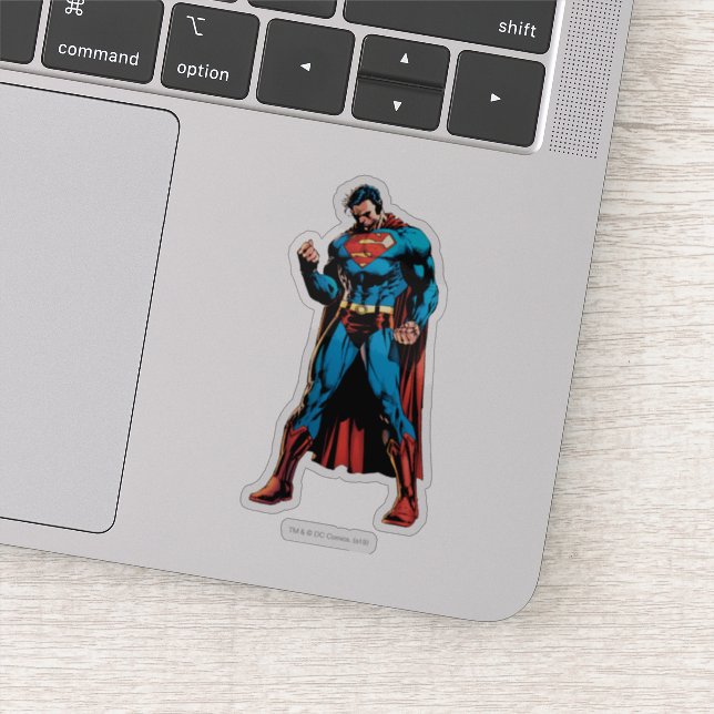 Pegatina Superman - Mano en puño (Detalle)