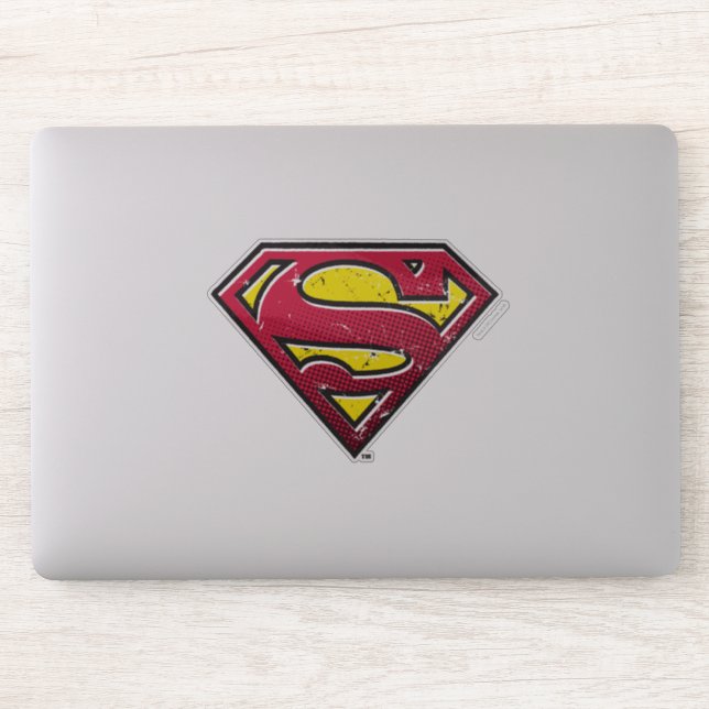 Pegatina Superman S-Shield | Logo de Scratches (Ordenador)