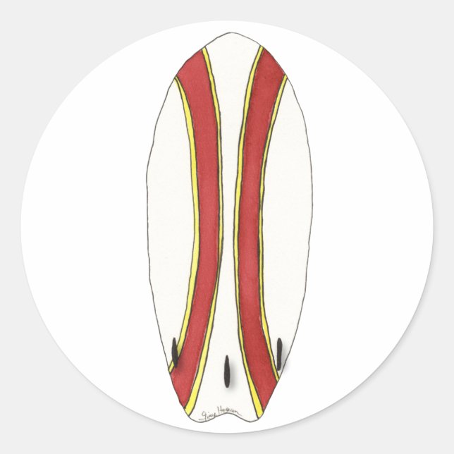 Pegatina Surfboard (Anverso)