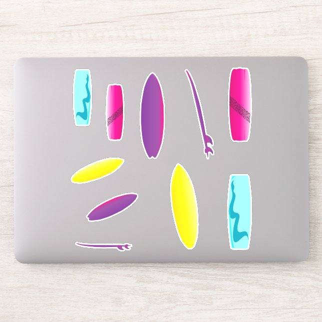 Pegatina Surfboard Watersport (Ordenador)