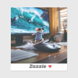 Pegatina ¡Surfing da Mouse!