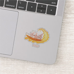 Pegatina Surfista de maíz de nachos