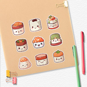 Pegatina Sushi Kawaii Adorable