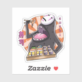 Pegatina ¡Sushi Vinyl murió Pegatina!
