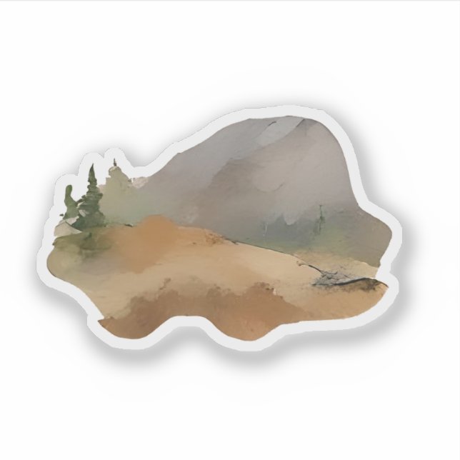 Pegatina Susurros del alto desierto (Anverso)