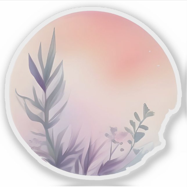 Pegatina Susurros del amanecer (Anverso)