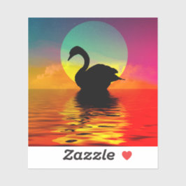 Pegatina Swan