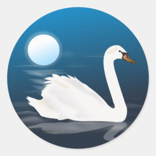 Pegatina Swan