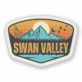 Pegatina Swan Valley, Idaho