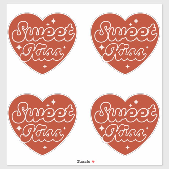 Pegatina Sweet Kiss (Hoja)