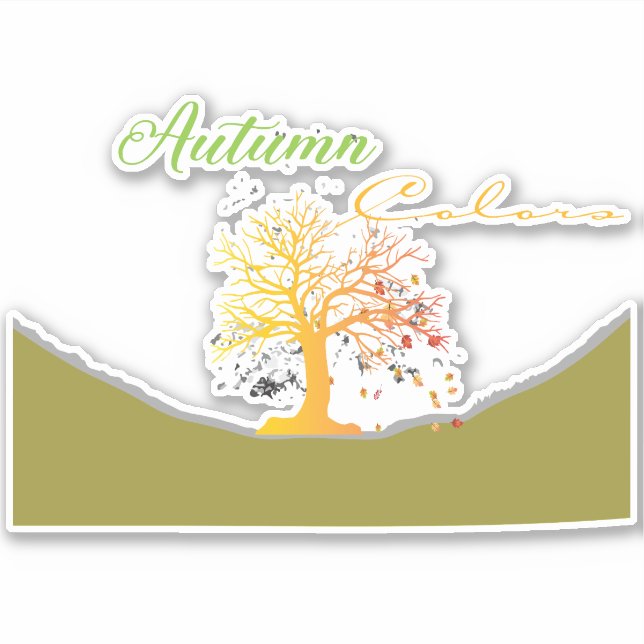 Pegatina Sycamore Gap Tree (Anverso)