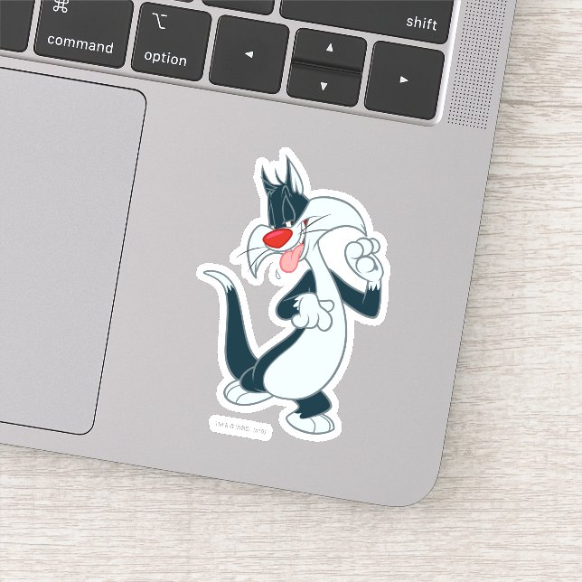 Pegatina Sylvester Paw Up (Detalle)