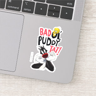 Pegatina SYLVESTER™ Y TWEETY™: Mal Ol' Puddy Tat