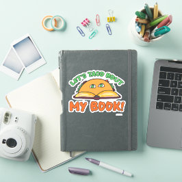 Pegatina Taco Bout My Book Funny Author Promotion Art