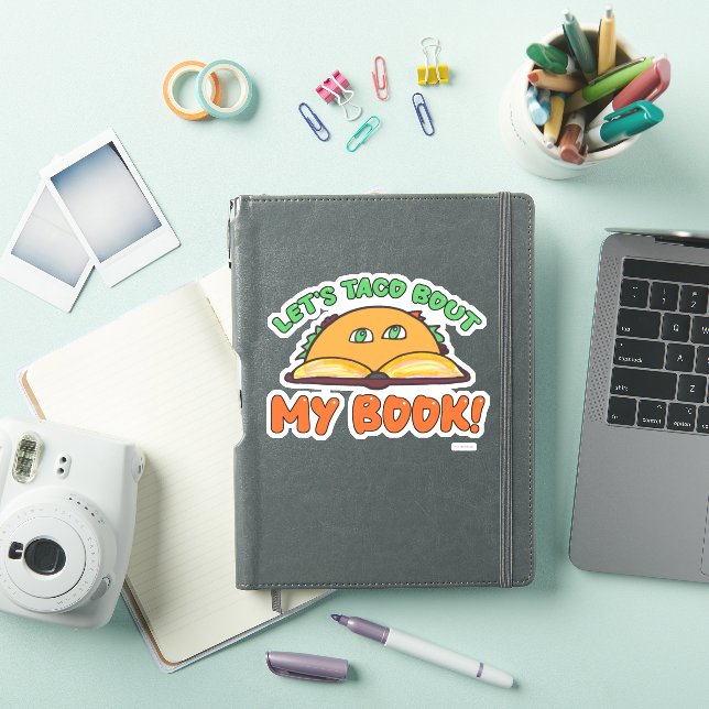 Pegatina Taco Bout My Book Funny Author Promotion Art (Funda para iPad)