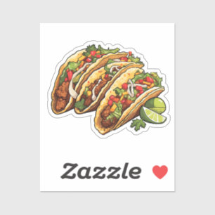 Pegatina tacos personalizados