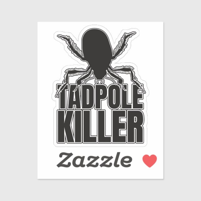 Pegatina Tadpole Killer - Entomología (Hoja)
