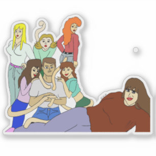Pegatina Tail harem