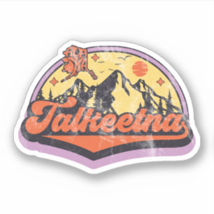 Pegatina Talkeetna, Alaska