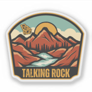 Pegatina Talking Rock, Georgia
