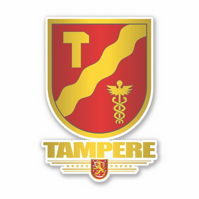 Pegatina Tampere (Anverso)