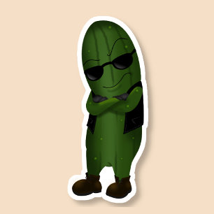 Pegatina Tan Fresco Como Un Pepino
