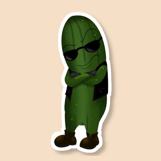 Pegatina Tan Fresco Como Un Pepino (Subido por el creador)