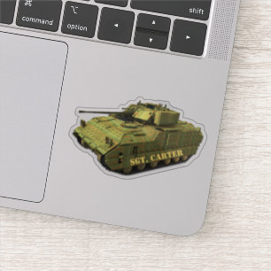 Pegatina Tanque de camuflaje personalizado