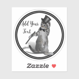 Pegatina Tap Dancing Kitten