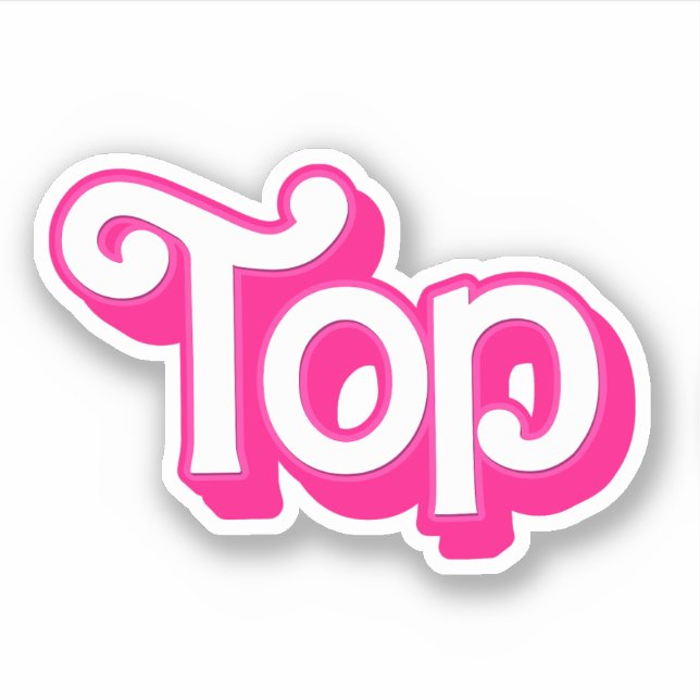 Pegatina Tapa Rosa (Anverso)