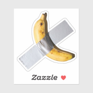 Pegatina taped banana